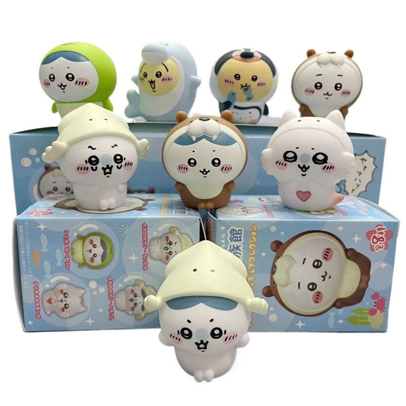 Marine Aquarium & Regional Centre Reviews - 8 sztuk/pudełko Kawaii Chiikawa Aquarium Blind