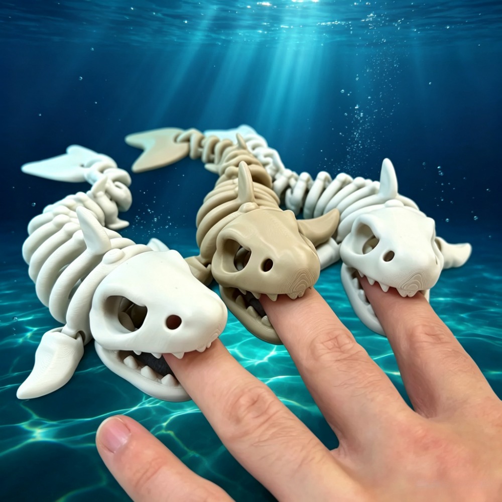 Marine Aquarium For Sale - Szkielet rekina, dekoracja do akwarium, ruchoma