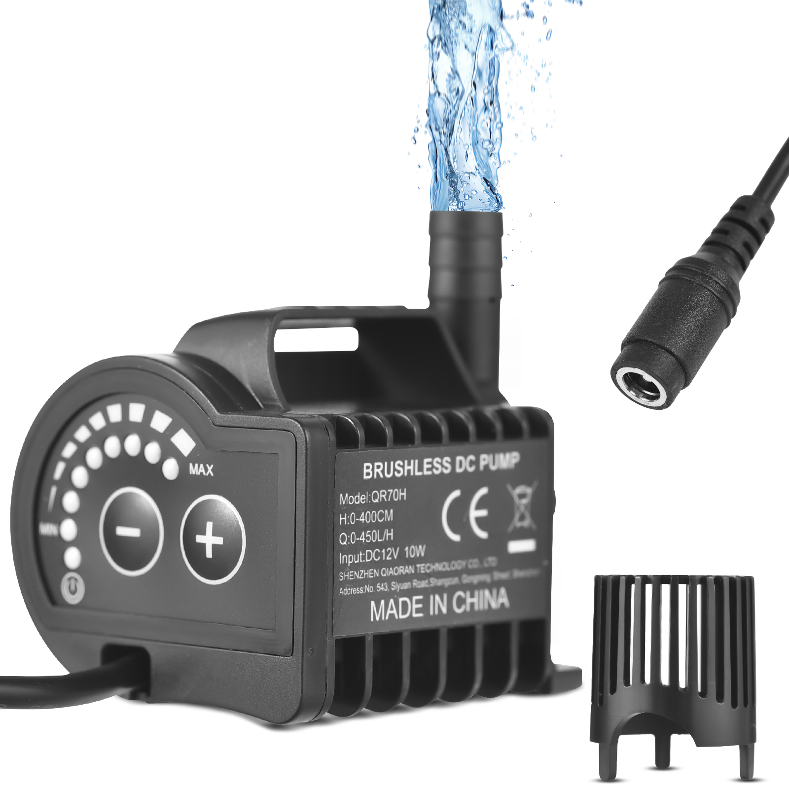 Marine Aquarium Dc Pump - Zatapialna pompa wodna 12 V, 8