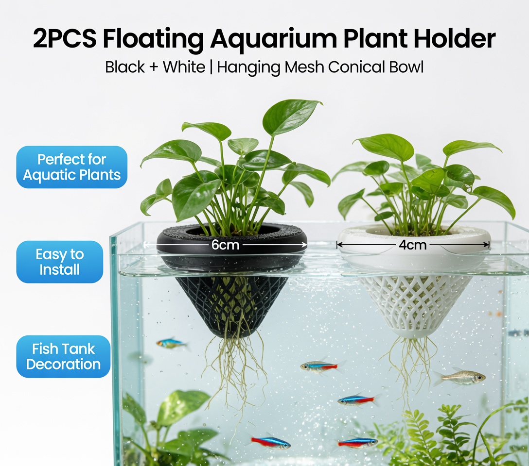 2 szt. Pływające koszyczki na  – Marine Aquarium For Sale recenzja i cena