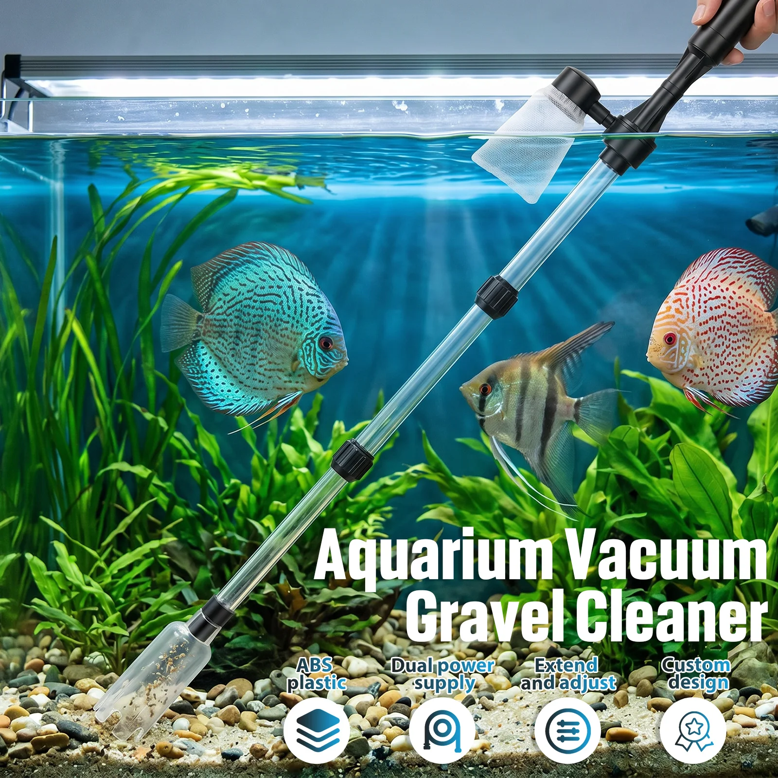 Odkurzacz do żwiru w akwarium  – Aquarium Marine Sand recenzja i cena