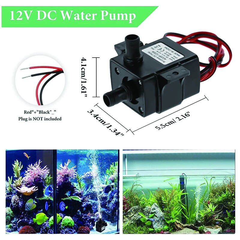 Pompa wodna 240L/H DC 12V bezs – Marine Aquarium Dc Pump recenzja i cena