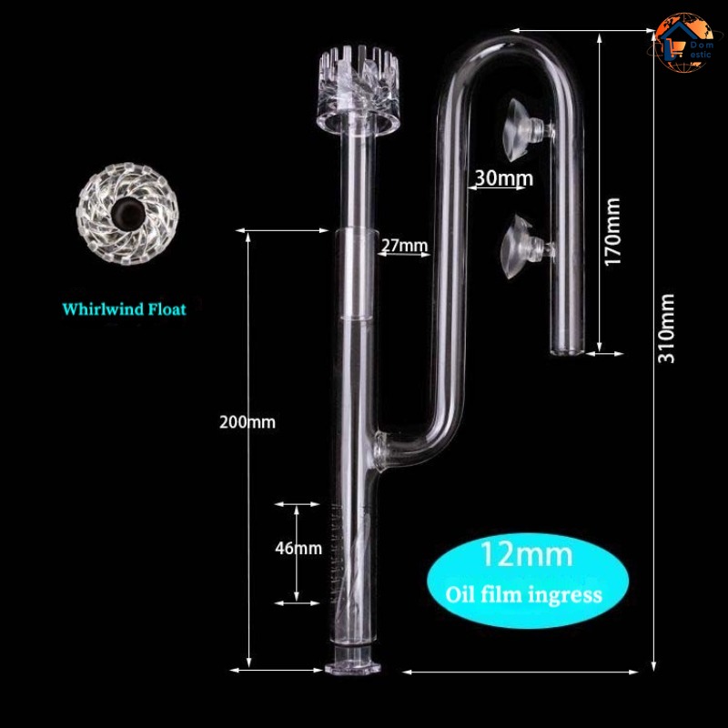 Szklana rura do akwarium w sty – Marine Aquarium Overflow recenzja i cena