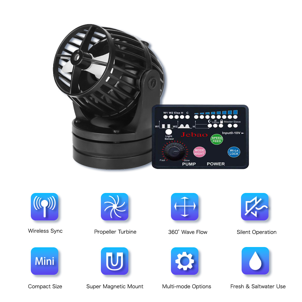 Pompa falująca Jebao Jecod SW- – Marine Aquarium Dc Pump recenzja i cena