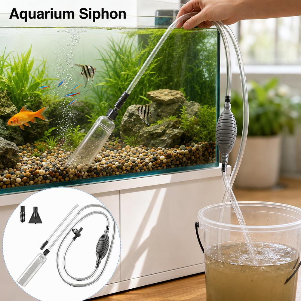 Ręczny zestaw do wymiany wody  – Aquarium Marine Sand recenzja i cena