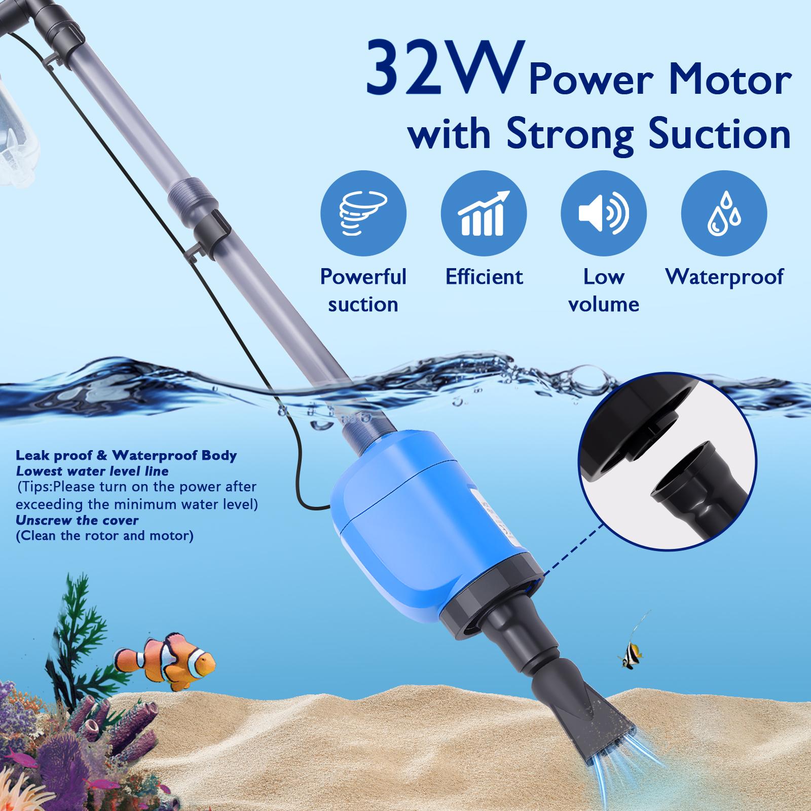 Elektryczny odkurzacz do akwar – Aquarium Marine Sand recenzja i cena
