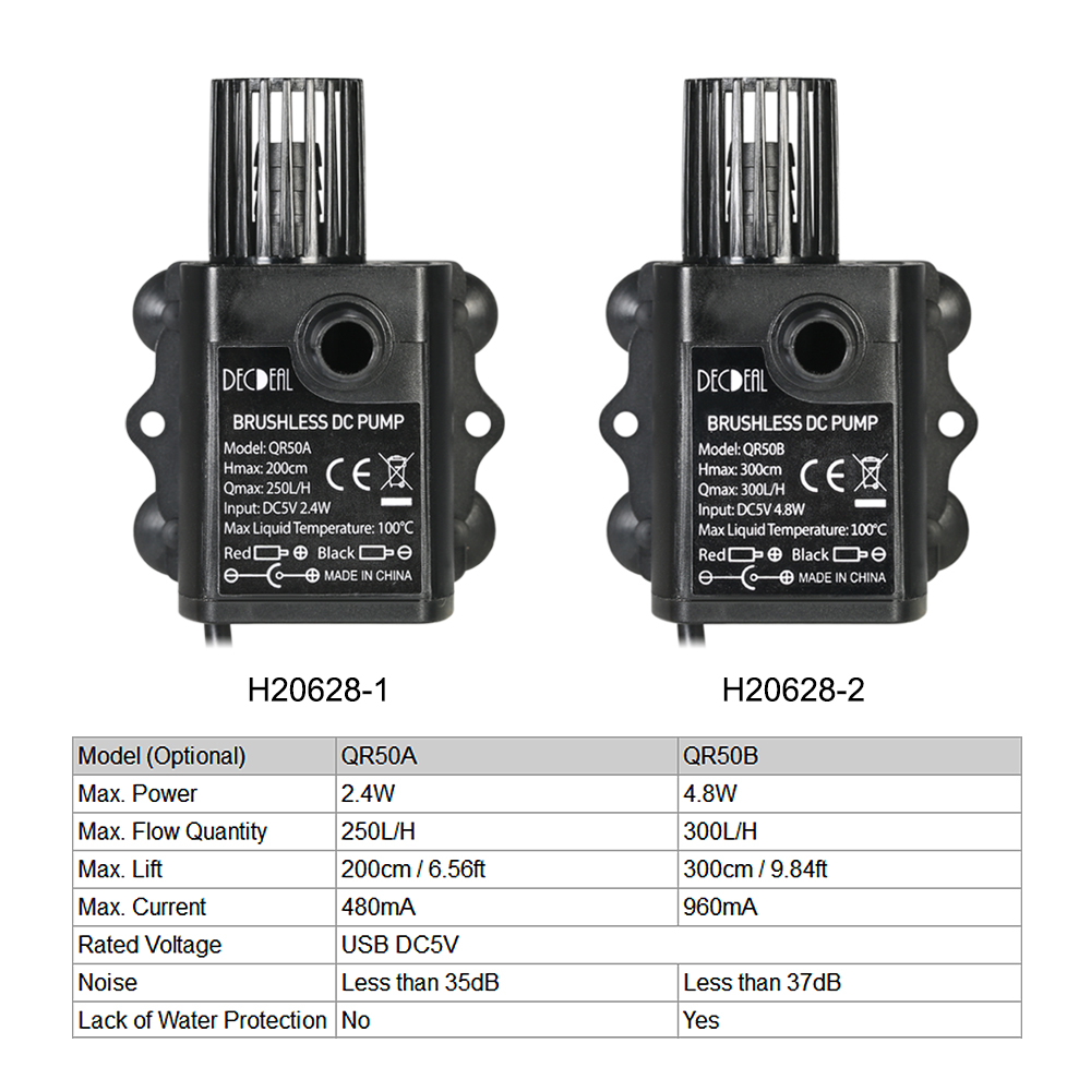 USB DC5V 4.8W wyjątkowo cicha  – Marine Aquarium Equipment recenzja i cena