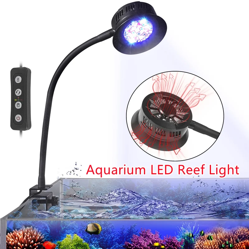 Lampa LED do akwarium 30W, do  – Marine Aquarium Timing recenzja i cena